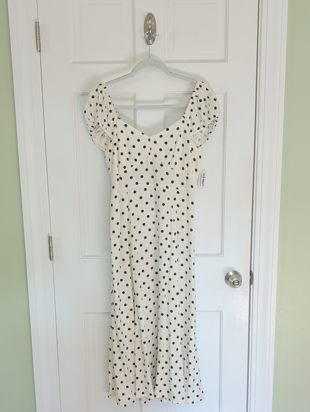 Old Navy Polka Dot Midi Dress NWT Sz M